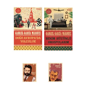 Gabriel Garcia Marquez Romanları - Doğu Avrupa'da Yolculuk - Benim Hüzünlü Orospularım defterli seti (Renksiz)