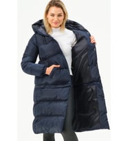 Z6772 DEWBERRY KISALTILABİLİR BAYAN KABAN-LACİVERT