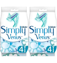 Gillette Simply Venus 2 Kullan At Kadın Tıraş Bıçağı 8 Li Set (2PK*4)
