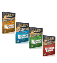 Liderler Karması 8. Sınıf LGS Deneme Seti 4 Kitap