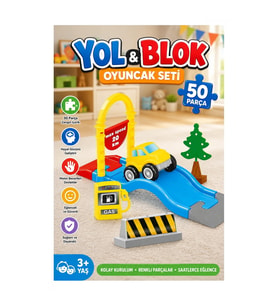 5235 OYUNCAK YOL VE BLOK SET 50 PARÇA