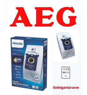 AEG Elektrik Süpürgesi  Toz Torbası Kutulu