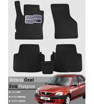 DACİA LOGAN (2004-2012) Uyumlu EVA Paspas Tam Set–Araca Özel,Su Geçirmez,Hızlı ve Kolay Montaj