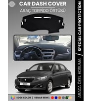 PEUGEOT 301 (2012-2024) Torpido Örtüsü Ön Göğüs Koruma Torpido Koruma Birebir Uyum Kaymaz Özel Kesim