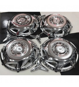 TRANSİT TEK TEKER -JUMBO-SPRİNTER-GRAFTER 16'' İNÇ KROM JANT KAPAĞI 4 ADET (MUSTANG .F.)  (Karışık)