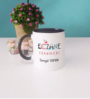 Eczane Teknikeri Kupa Bardak Siyah