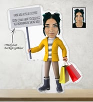 Kişiselleştirilebilir Mesajlı Bebek Yastık-71