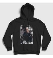 Presmono Unisex Beyaz Geralt Of Rivia Dizi Witcher Kapüşonlu Sweatshirt 321180tt (Siyah)