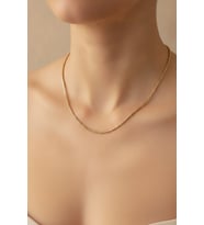 Northcity 14K Gold Renk Kaplama Zincir Model CM Kadın Kolye