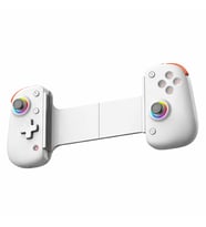 ScHitec Android İos HarmonyOs Switch AndroidTV Windows Akıllı Bluetooth Teleskopik Gamepad Joystick Beyaz D8 Pro
