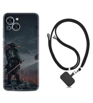 Reeder S23 Max Pro Kılıf Silikon Boyun Askılı İpli Desenli Silikon Warrior 1653