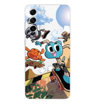 Samsung Galaxy S22 Uyumlu Gumball Tasarımlı Şeffaf Telefon Kılıfı