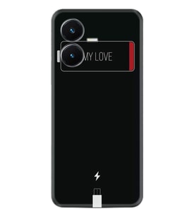 Vivo Y22S Kılıf Resimli Desenli Baskılı Silikon My Love 1402