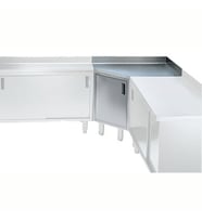 Electrolux Professional Dolaplı Çalışma Tezgahı, Sırtlı, Köşe Tip, 1 Ara Raflı, 1 Çarpar Kapılı MTNASPN