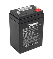 4 Volt 8 Amper Kuru Tip Akü Orb4-8 (68*45*95 Mm)