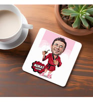 Kişiye Özel Karizmatik Patron Karikatürlü Bardak Altlığı