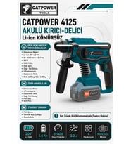 Catpower 4125 Akülü Kırıcı Delici Kömürsüz