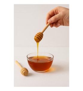 Ahşap Bal Kaşığı Seti 2’li 16,5 cm