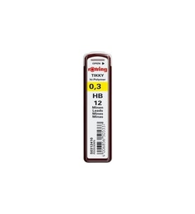 Rotring S0312410 Min Hi-polymer Hb 0.3 Mm Versatil Kalem Ucu (10 Tüp)