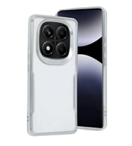 Xiaomi Redmi Note 14 Pro Plus Kılıf Boyi Silikon Kapak - Gümüş