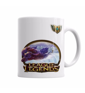 League Of Legends Gnar LoL Kupa Bardak Porselen