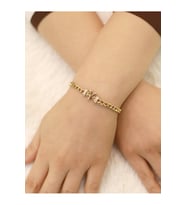 Y Harfi Gurmet Bileklik (Gold)
