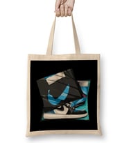 Air Jordan Blue Retro Sneakers Number One İn The World Basketball Bez Çanta Uzun Saplı