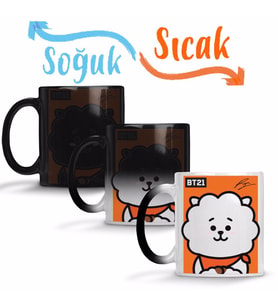 BT21 RJ Bts Sihirli Kupa Bardak Porselen