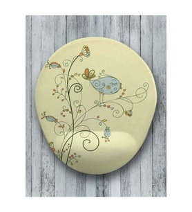Mavi Kuş Oval Bilek Destekli Mouse Pad