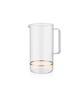 Decorium Dalia 24 Ayar Altın Yaldızlı 2000 ml Cam Sürahi 9-01050002 (Karışık)