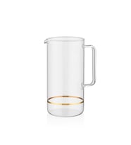 Decorium Dalia 24 Ayar Altın Yaldızlı 2000 ml Cam Sürahi 9-01050002 (Karışık)