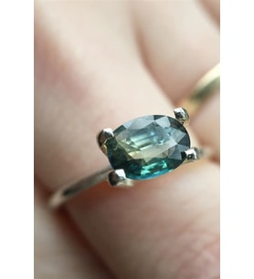 SEUL GREEN TOPAZ YÜZÜK - AK557