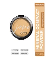 Mineral Compact Powder Kusursuz Mat Bitişli Kompakt Pudra (Bej)