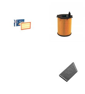 Bosch Filtre Bakım Seti Peugeot 206+ 1.4 HDI Dizel 2011+ Hava + Yağ f. + Polen Filtre Sion