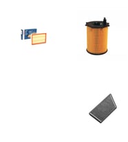 Bosch Filtre Bakım Seti Peugeot 206+ 1.4 HDI Dizel 2011+ Hava + Yağ f. + Polen Filtre Sion