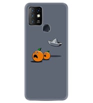 INFINIX Hot 8 9 10 11S Hot 10 Play 10T Kılıf Desemli Silikon Orange Escape 1374