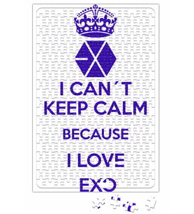 Exo i Cant Keep Calm Puzzle 240 Parça Yapboz