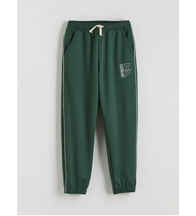 LCW Kids Yeşil Beli Lastikli Erkek Çocuk Jogger Eşofman Altı