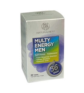 Naturalnest Multy Energy Men 30 Tablet