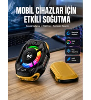 Manyetik Montajlı Dijital Ekranlı Telefon Soğutucu Yeni Nesil