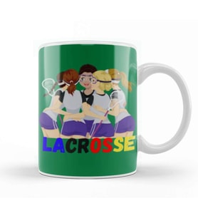 Funny Lacrosse Gift For Lacrosse Mom Dad  's Kupa Bardak Porselen