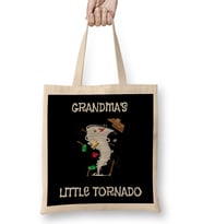 Cute Grandma s Little Tornado Kids Bez Çanta Uzun Saplı