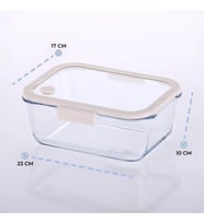 Fika Glace Vakumlu Cam Saklama Kabı 1900 ML Bej