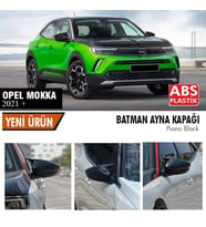 Opel Mokka Yarasa Ayna Kapağı Batman Parlak Siyah Piano Black