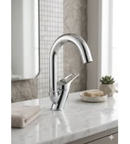 P.S.A. DİCLE MİX KUĞU LAVABO BATARYASI DELTA BORU (PS1164)