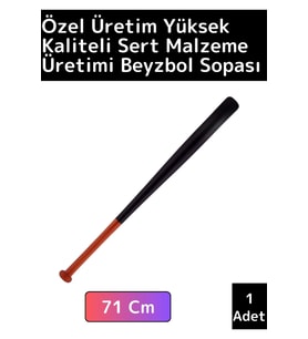 Özel Tasarım Yüksek Kaliteli Kırılmaz Hassas Kavrama Dayanıklı Ahşap Baseboll Beyzbol Sopası 71 Cm