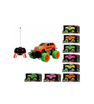 Sunman S01080032 Sunman 1:18 Uzaktan Kumandalı Neon Jumbo Weels Usb Şarjlı Araba