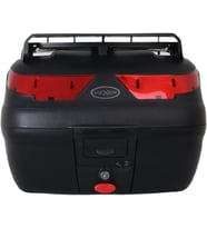 Motosiklet Arka Çantası Siyah 40 Litre Topcase Motor Çanta Full SL-40