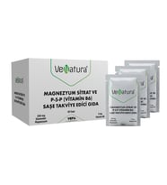 Magnezyum Sitrat ve P-5-P (Vitamin B6) Takviye Edici Gıda 60 Saşe