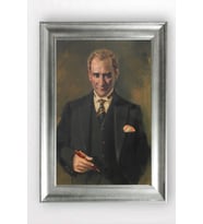 Gümüş Çerçeveli Atatürk Tablo a402